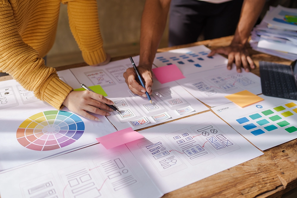 福岡のホームページ制作会社のWebaxisのUIUXデザインイメージ画像