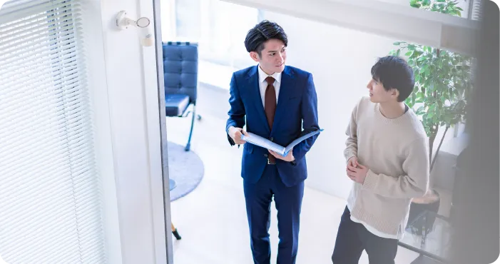 不動産チラシ.COMの主な取引業種である不動産仲介企業様イメージ