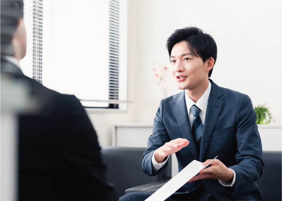 福岡のリクルート広告代理店が制作する企業説明会や面接で役立つパンフレットのイメージ