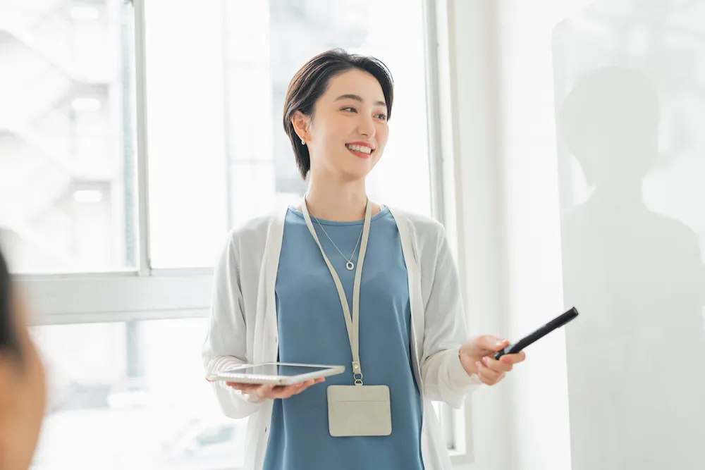 reQruの採用LPテンプレートページ1のユニークポイント2