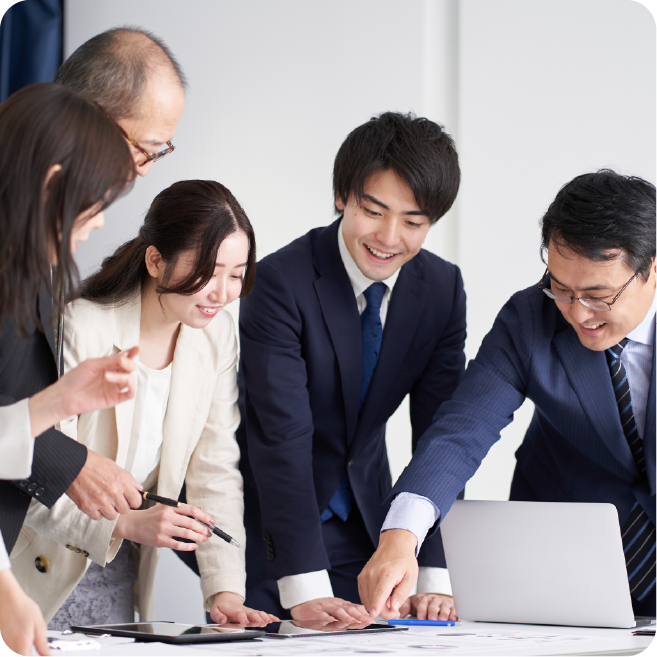 reQruの採用LPテンプレートページ2の無限スクロールサムネイル