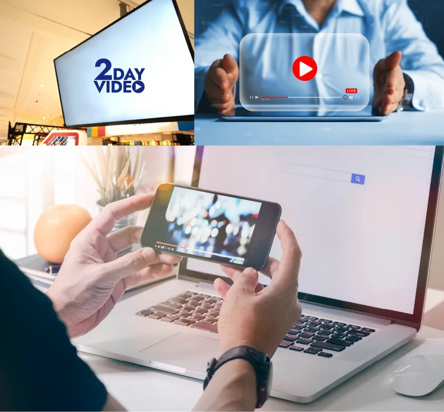 SNS、Web広告、プレゼンテーションなど、30秒以内のショート動画制作イメージ