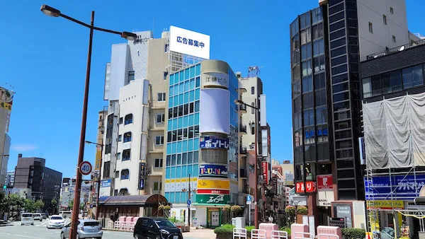 福岡のデジタルサイネージのイメージ江頭ビル