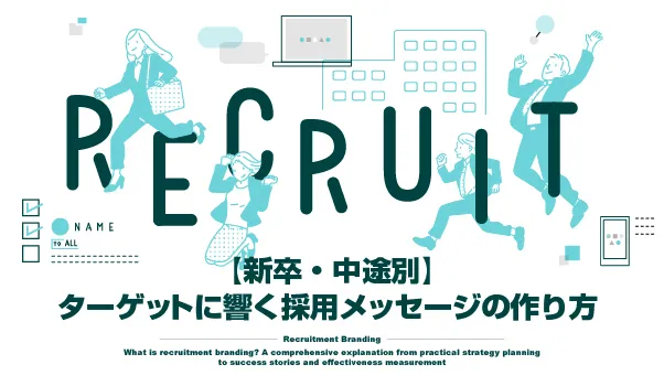 採用ブランディングの株式会社ジャリアの採用メッセージ設計ガイドイメージ